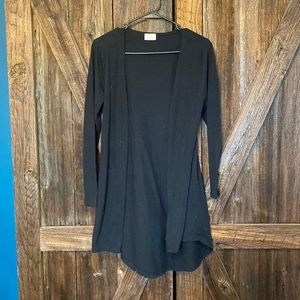 Black cardigan